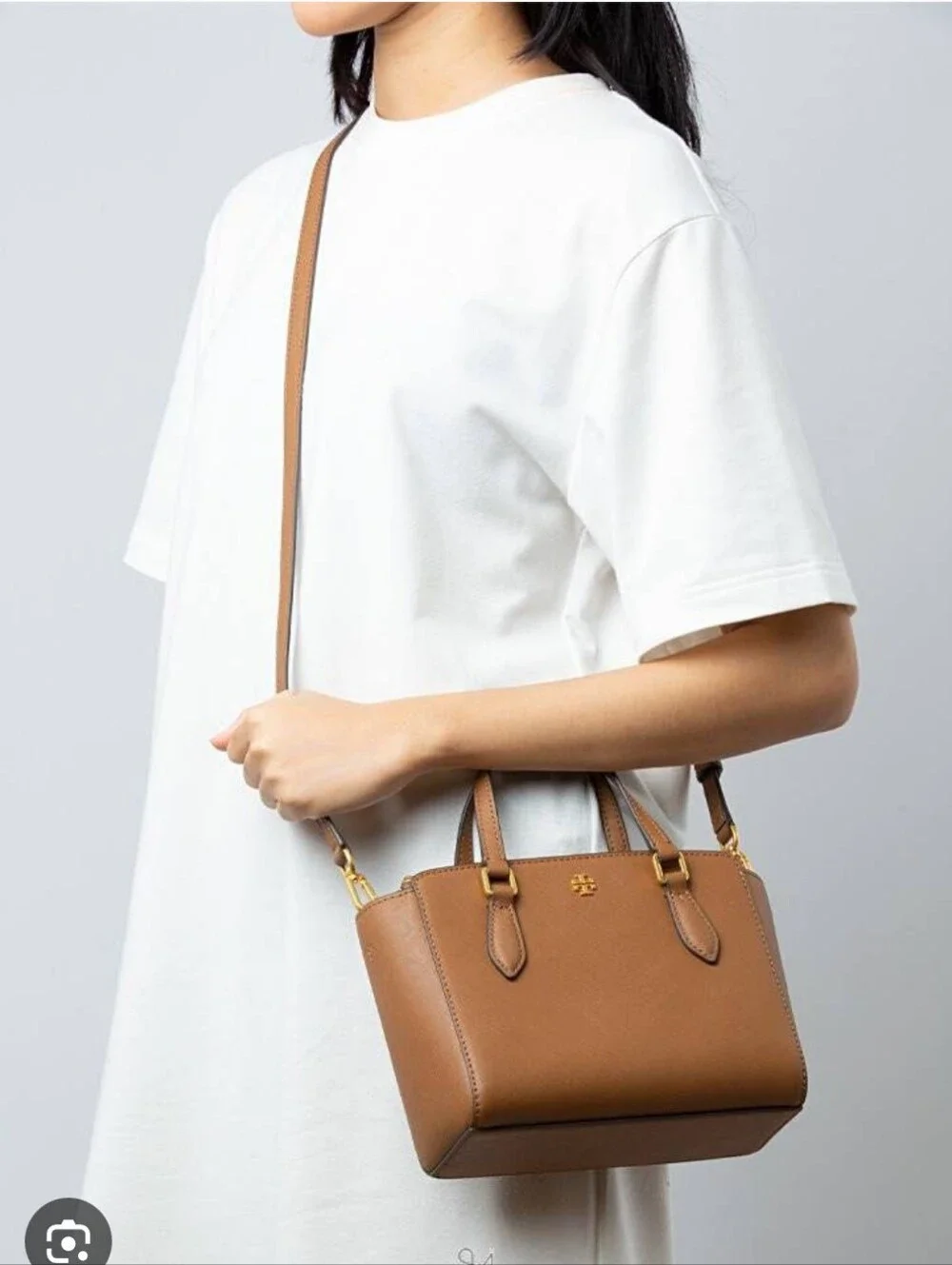Tory Burch Emerson Mini Top Zip Tote Crossbody Bag